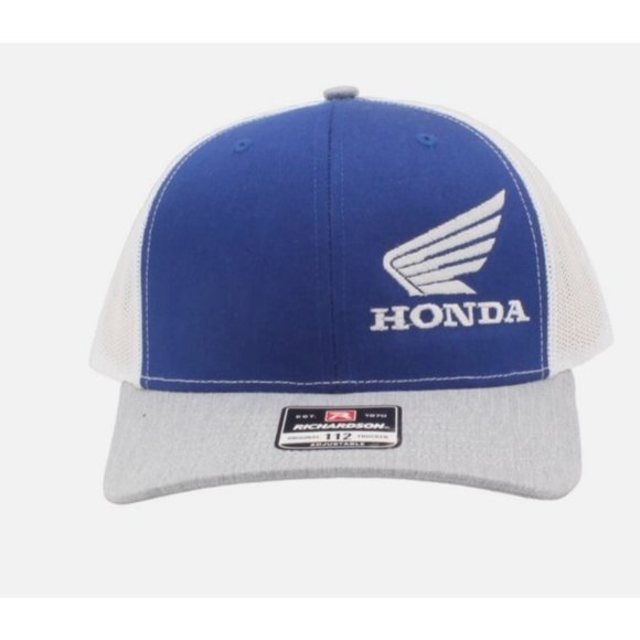 Honda Wing Richardson 112 Snap Back Trucker Hat ***Embroidered*** - Picture 2 of 3